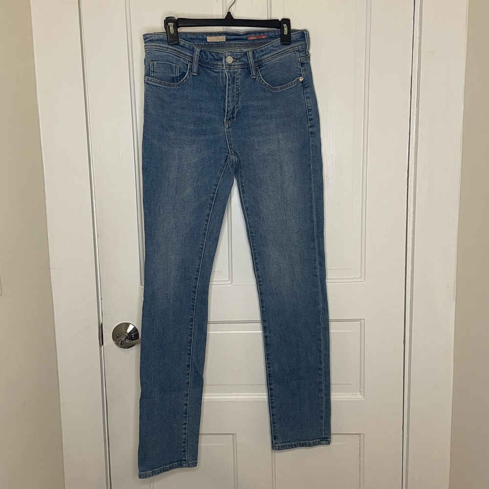 Anthropologie Pilcro Slim Boyfriend Jean Medium Wash Tall/Long Length